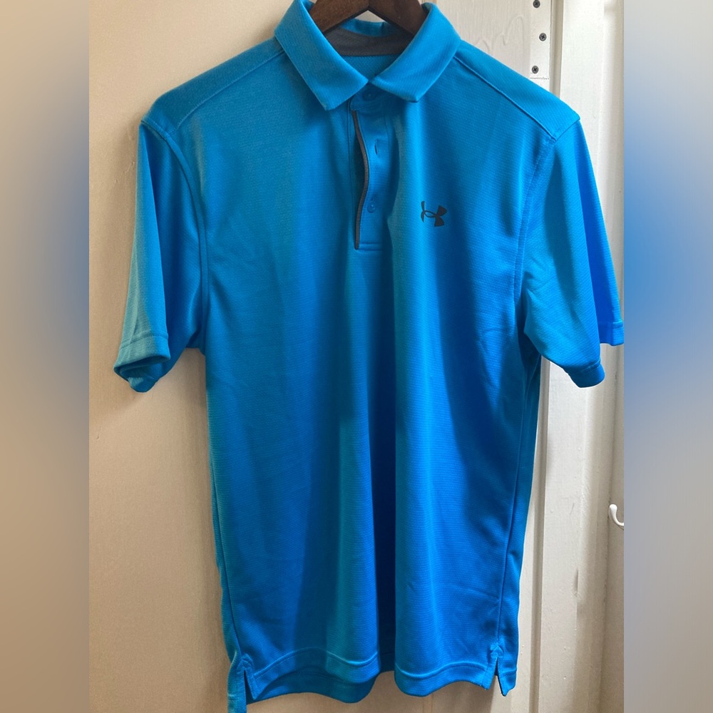 Under Armour blue polo shirt S NWT
